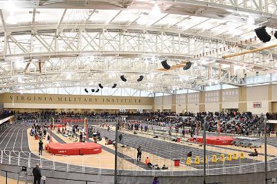 The Keydet Invitational competes in the Corps Physical Training Facility